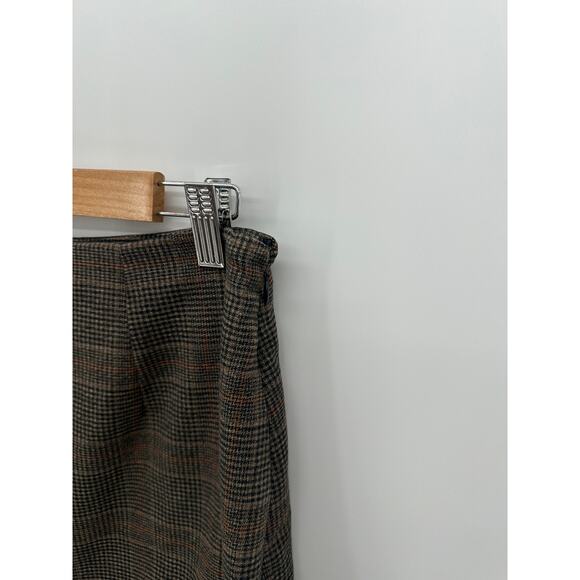 Old Navy Womens Plaid Mini Skirt Size MP NWT Brown Academia Preppy Old Money - Picture 9 of 9